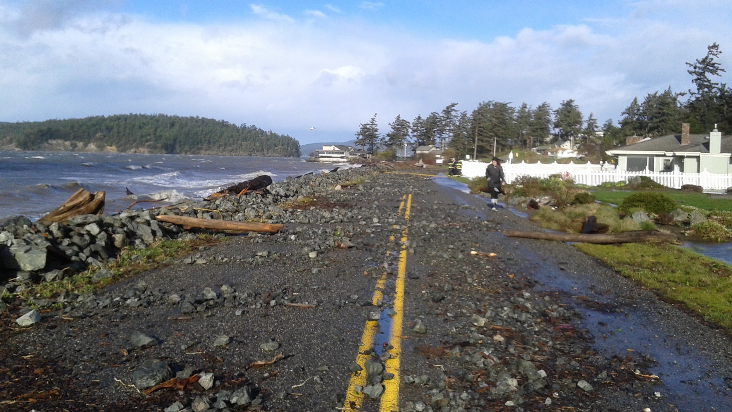 Climate change, through larger storm surges and flooding into higher areas, is already affecting the Swinomish Tribe.