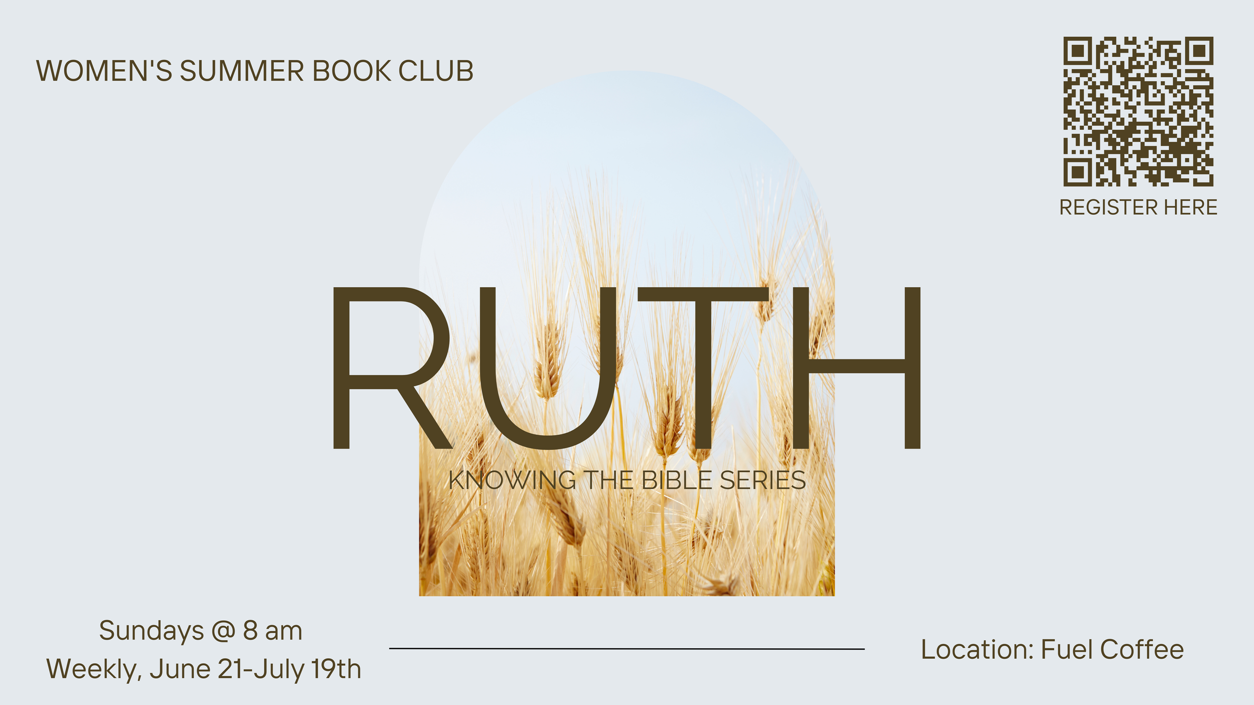 Summer Women's Book Club: Ruth