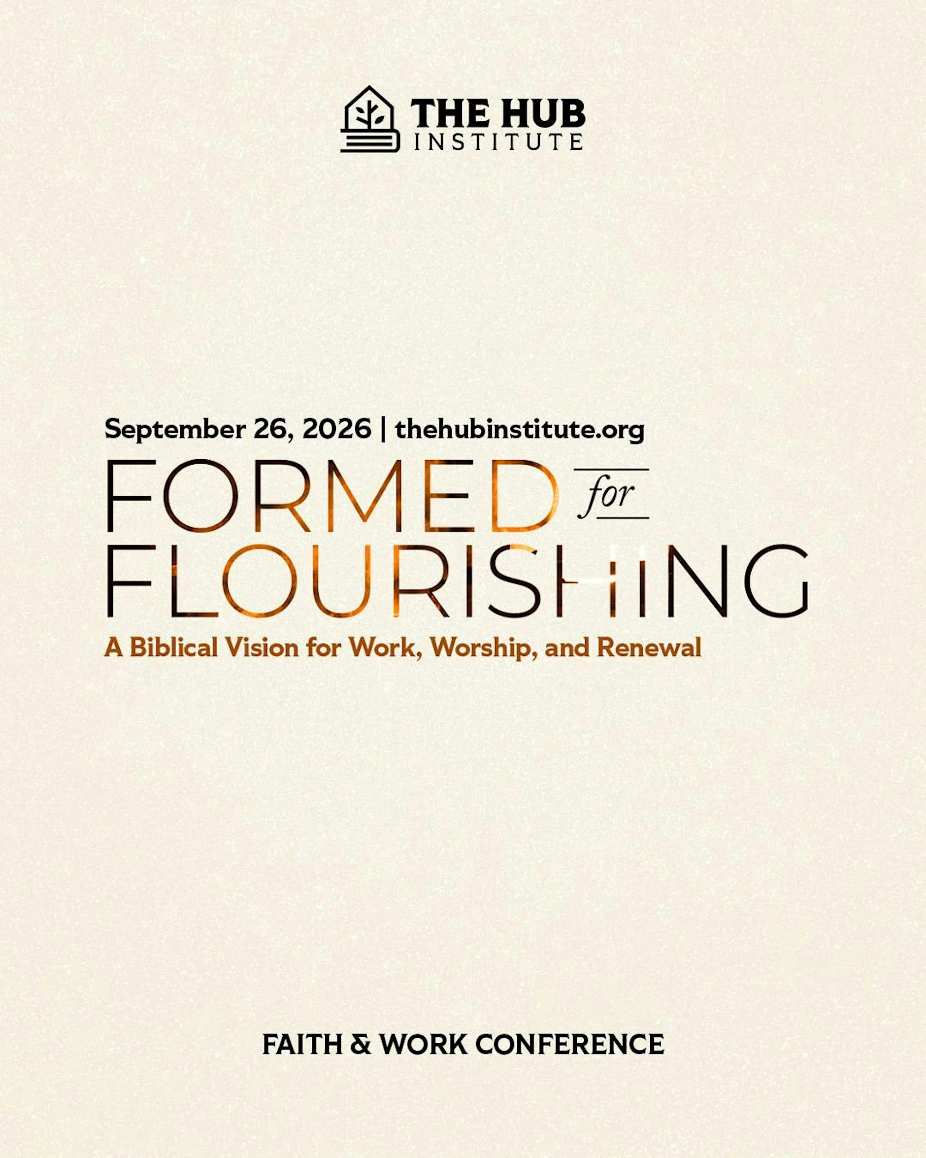 Formed for Flourishing: A Biblical Vision for Work, Worship, &amp; Renewal
