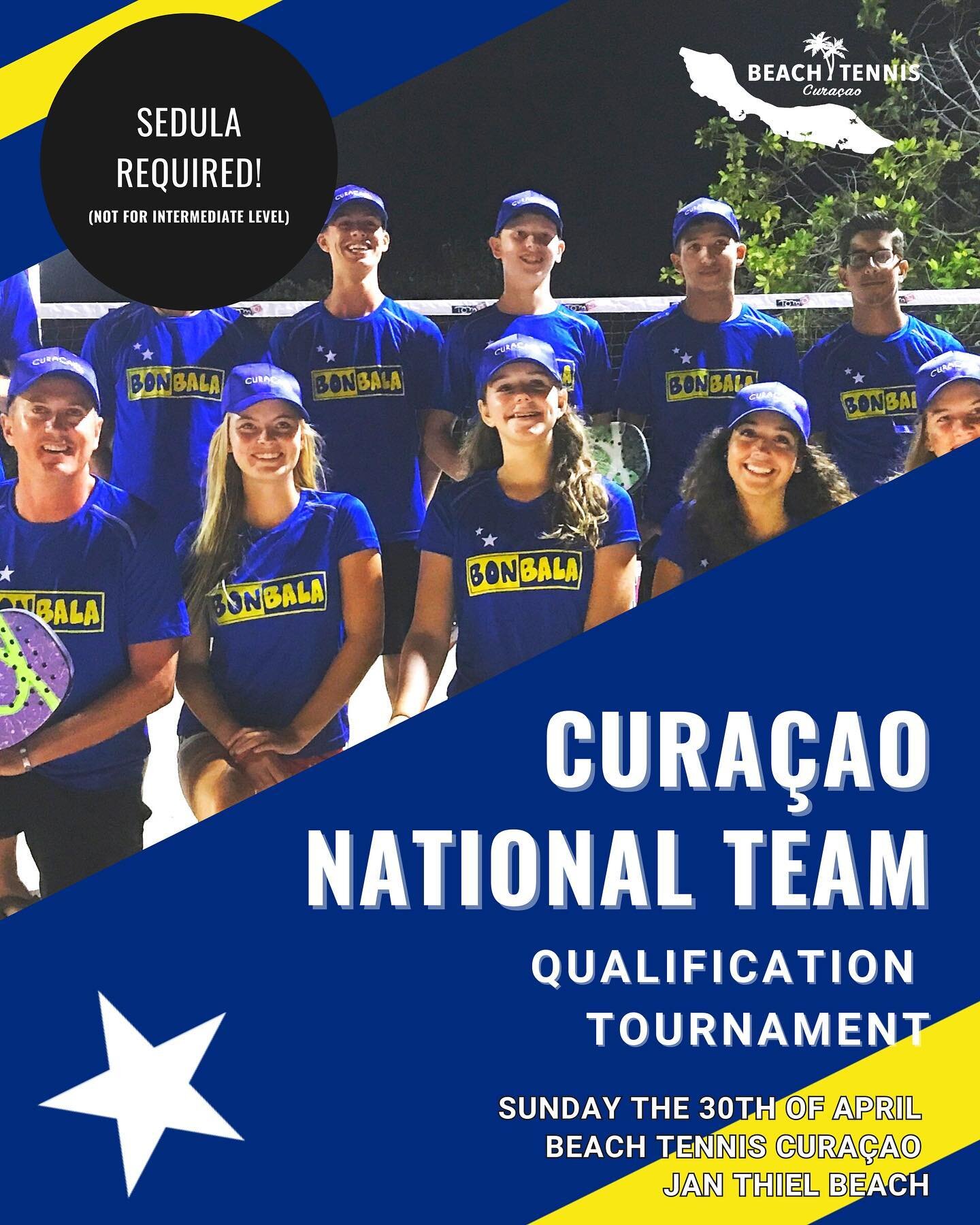 Join us the 30th of April for The Cura&ccedil;ao 🇨🇼 National Team Qualification Tournament! Next to this Pro-level tournament (sedula required!) there will also be an Intermediate Level Tournament for all other players. Sign up via our website; www