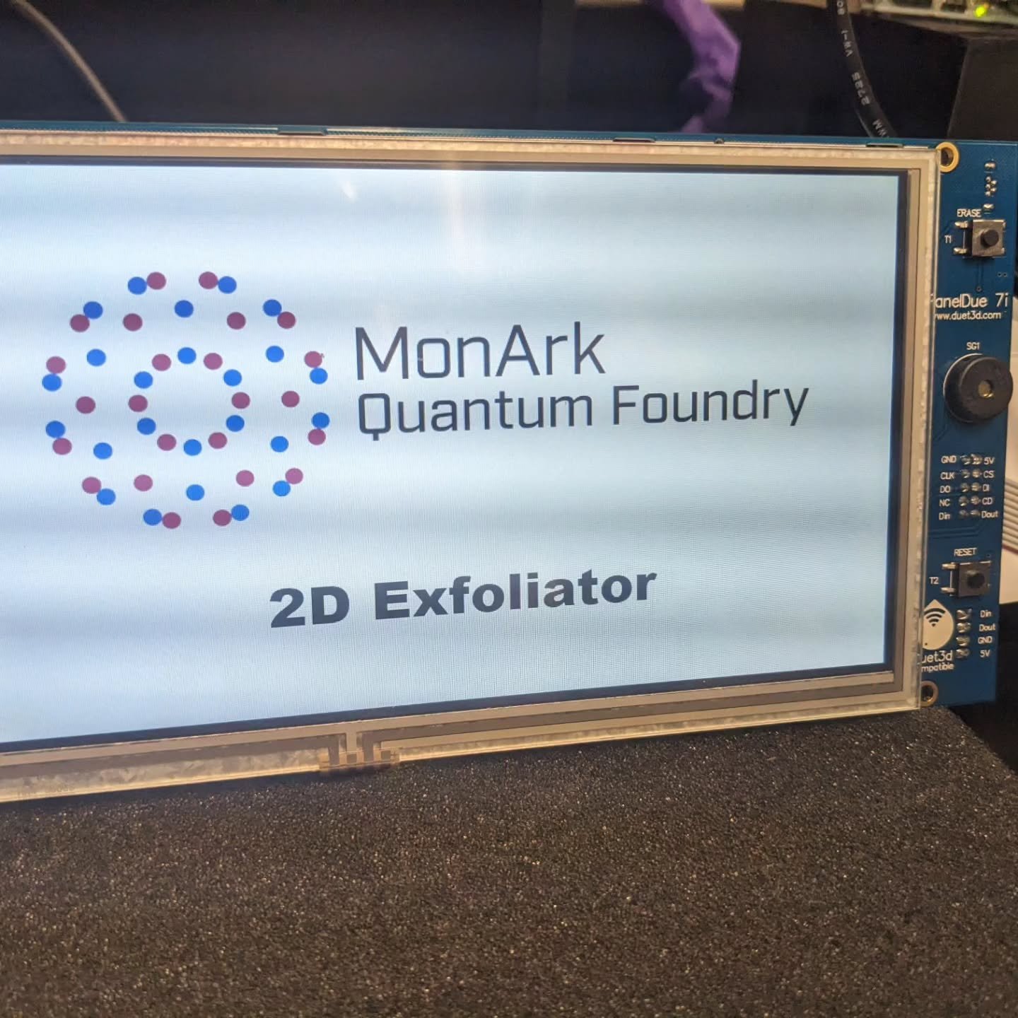 Just a small preview of the robotic exfoliator that is currently in development by a joint Montana State University and University of Arkansas team as part of the MonArk NSF Quantum Foundry. #nsfstories