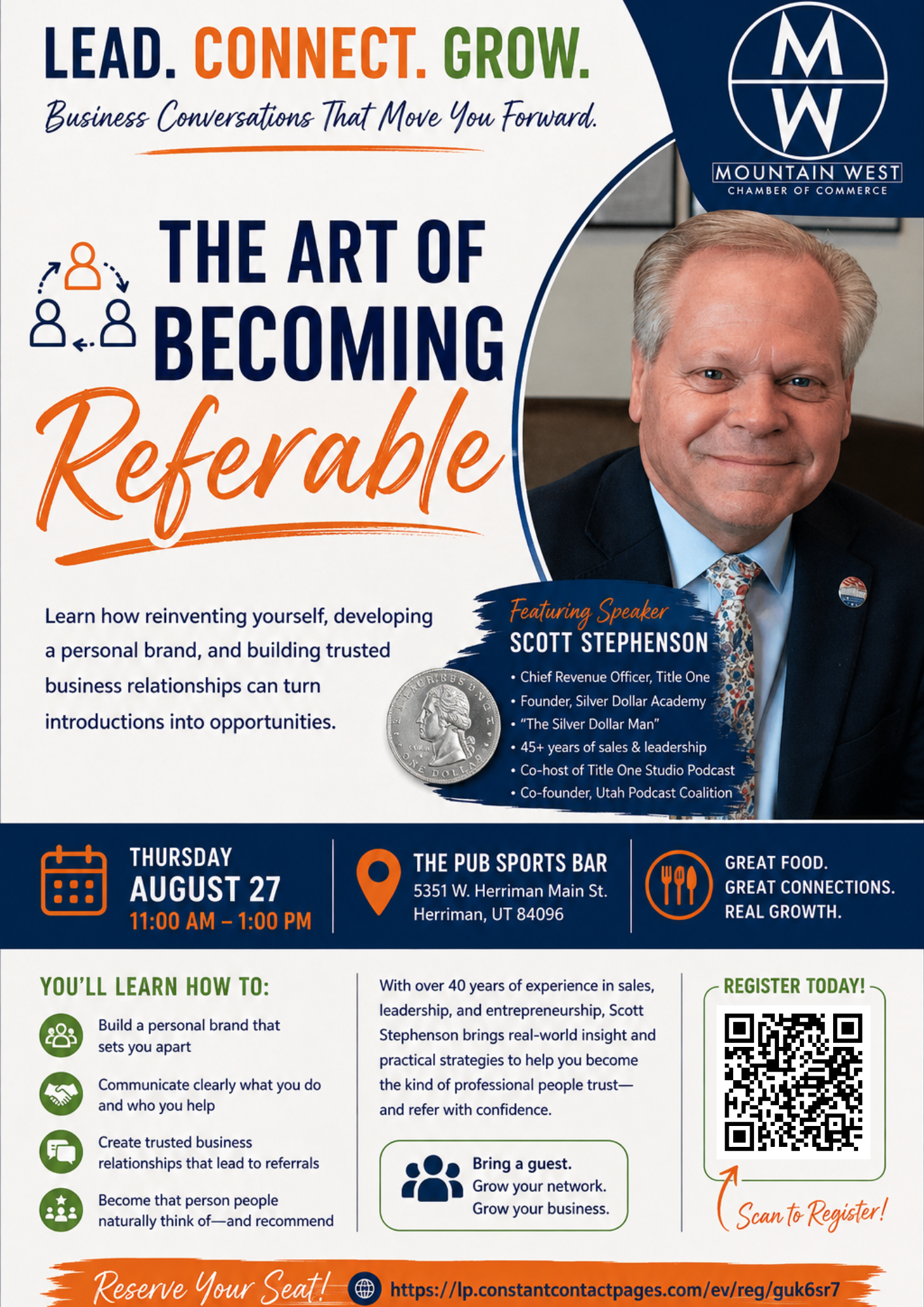 Lead.Connect.Grow: The Art of Becoming Referrablw