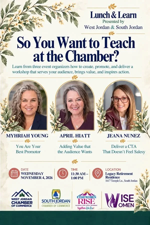 So You Want to Teach at the Chamber?