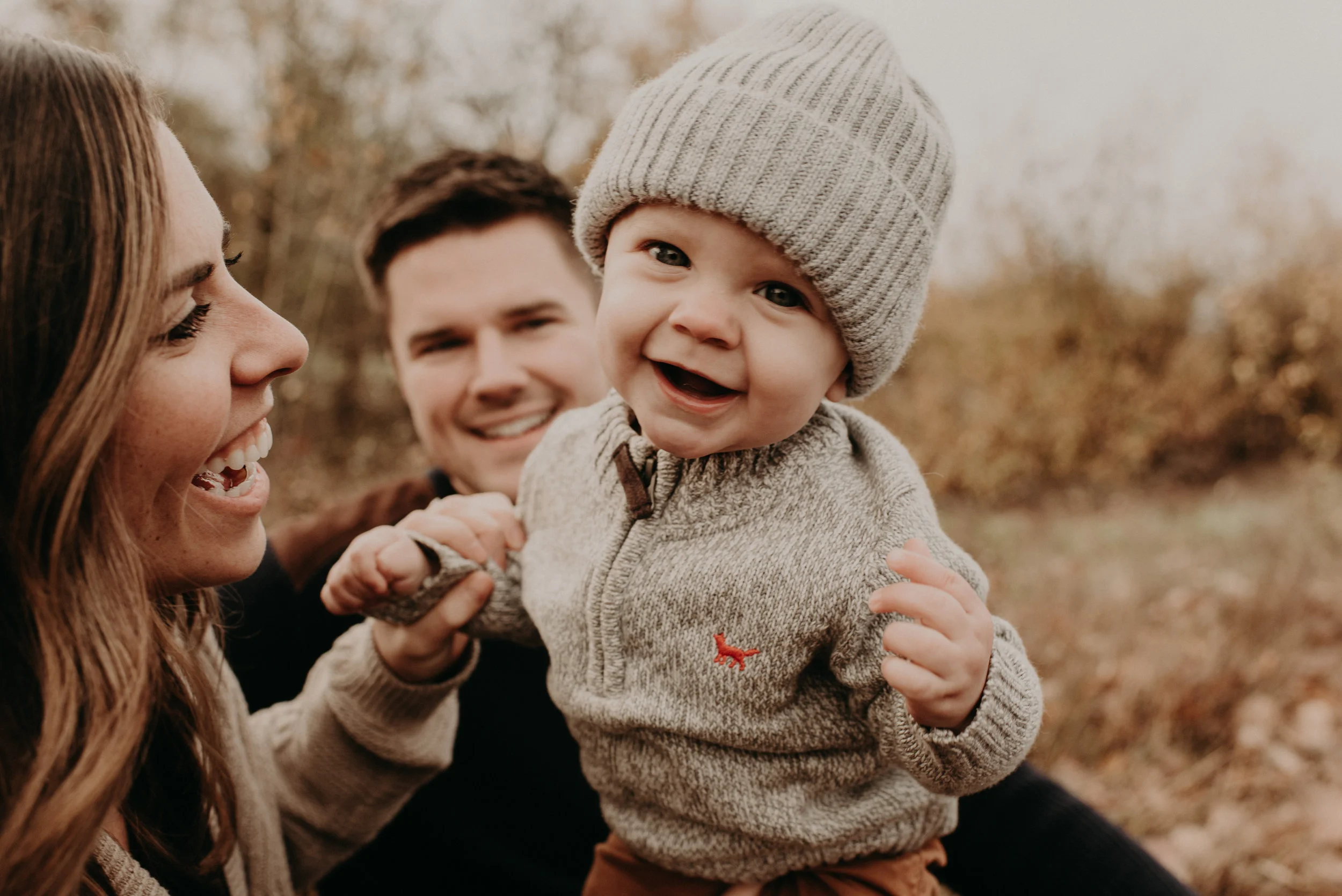 Adorable Fall Family Portraits in Vancouver, Washington