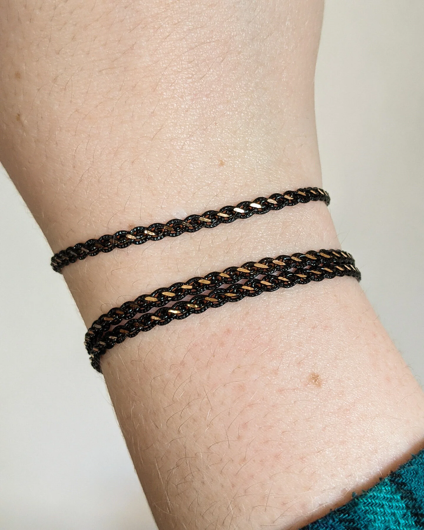 The Album of Time: Nocturne of Shadow bracelet and bracelet/choker