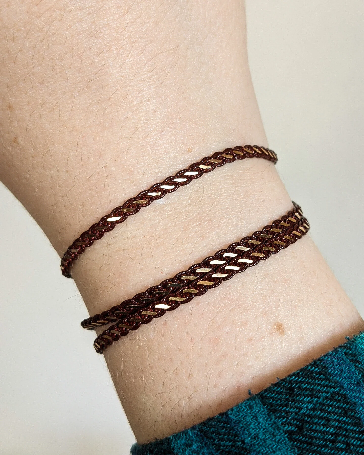 The Album of Time: Bolero of Fire bracelet and bracelet/choker