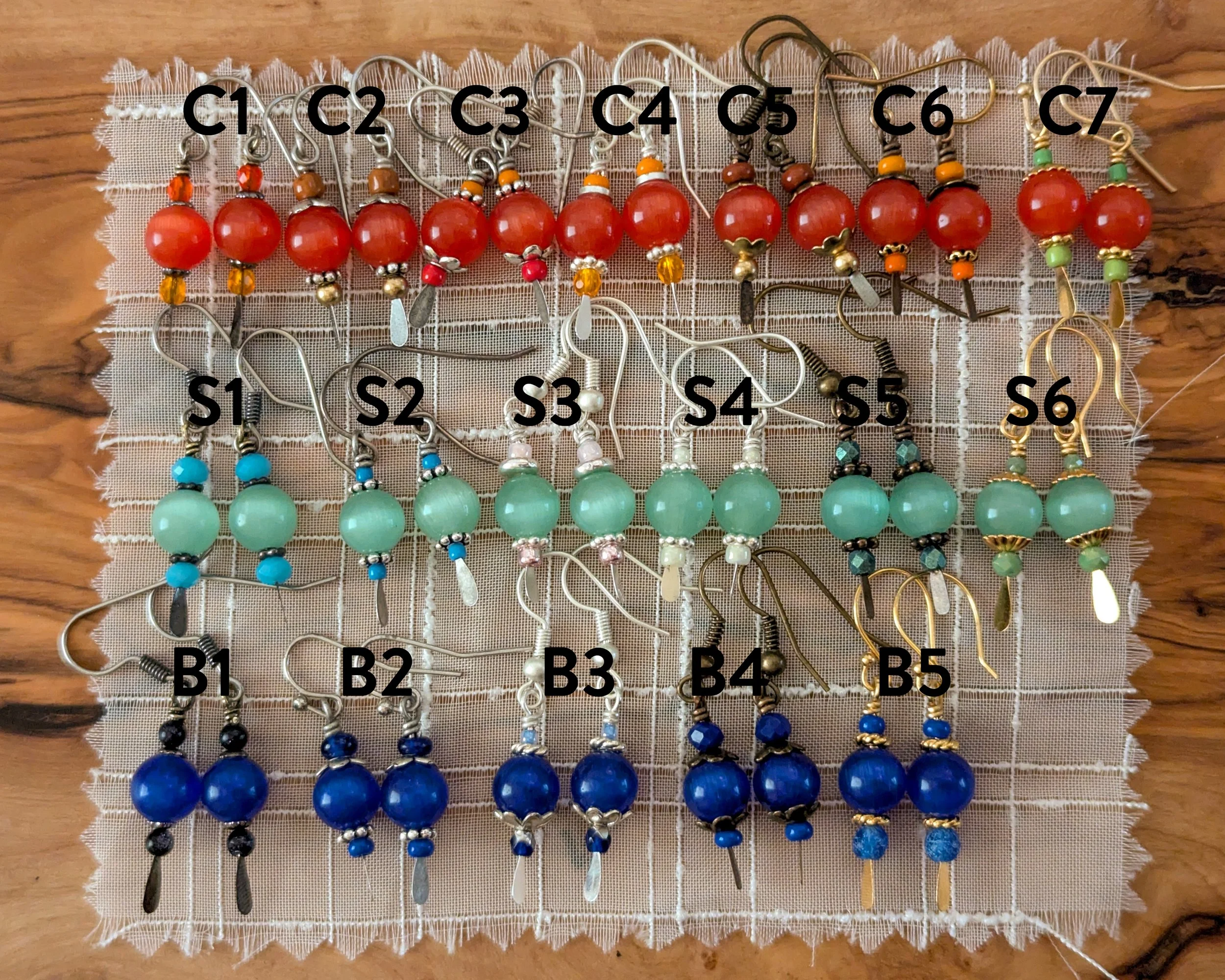 Shimmer Drops earrings