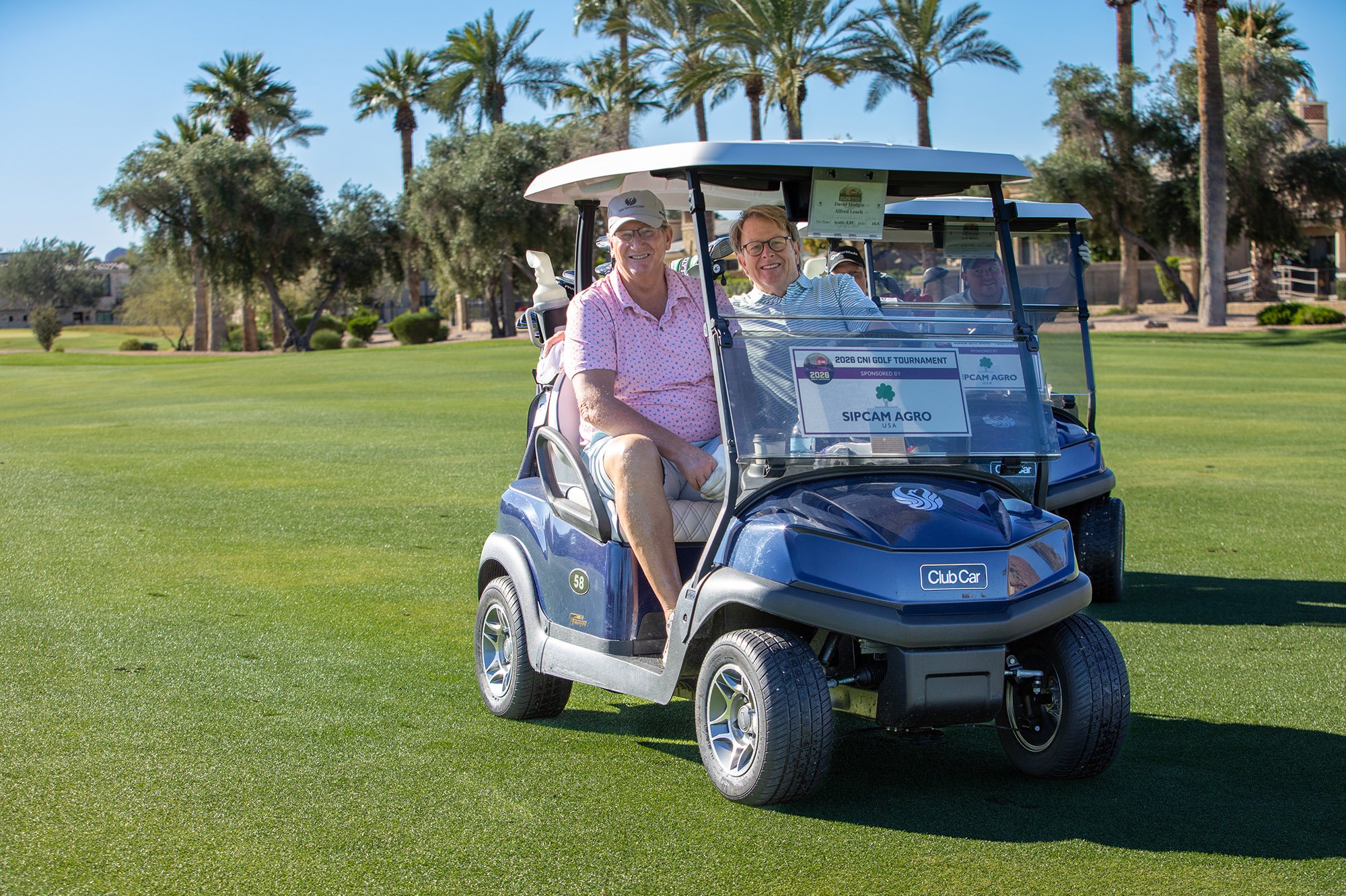Guests enjoying a golf outing