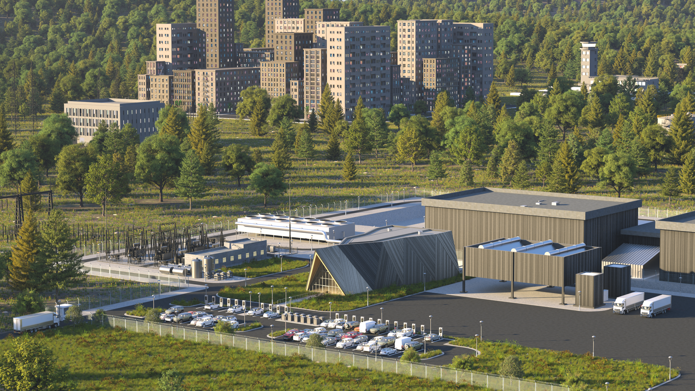 The Aurora House Campus by Oklo