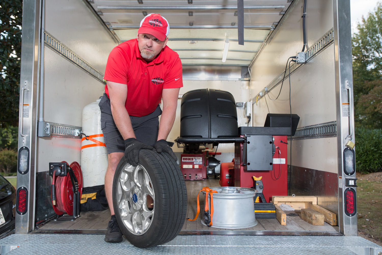 Taking the tire out