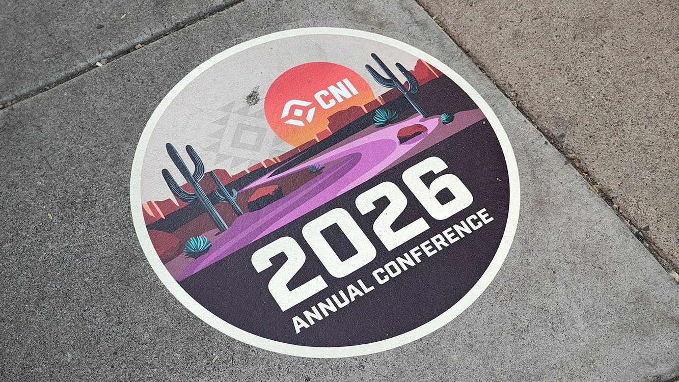 Signage at the 2026 CNI event