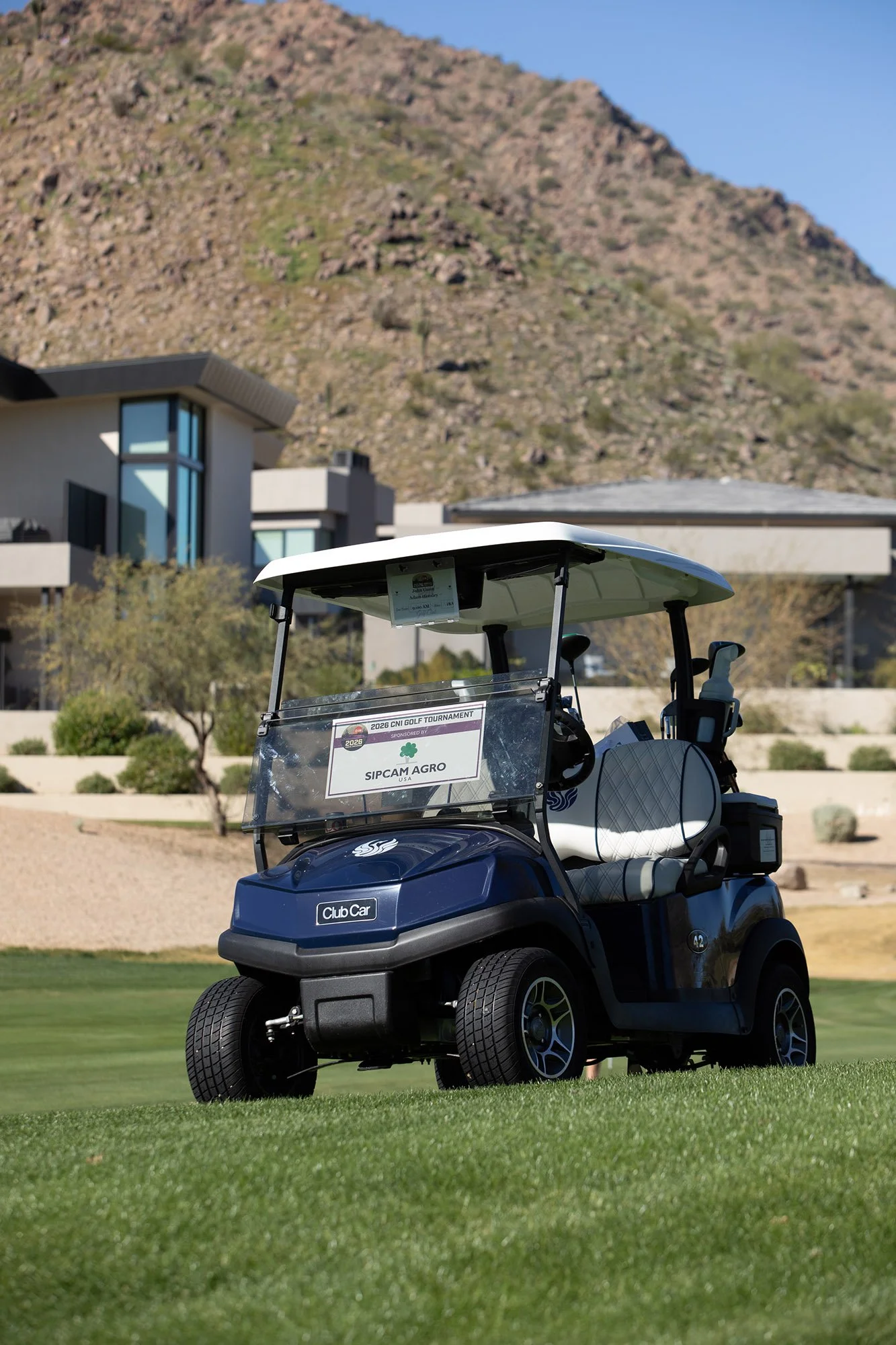 Golf cart at the CNI 2026 conference in Phoenix Arizona