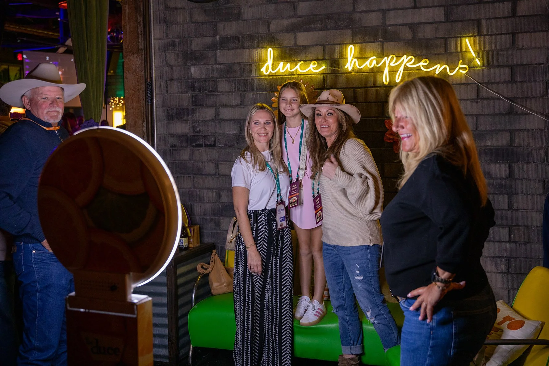 Photo booth at the CNI event