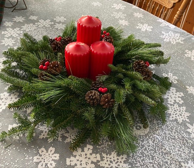 Small wrath as centerpiece