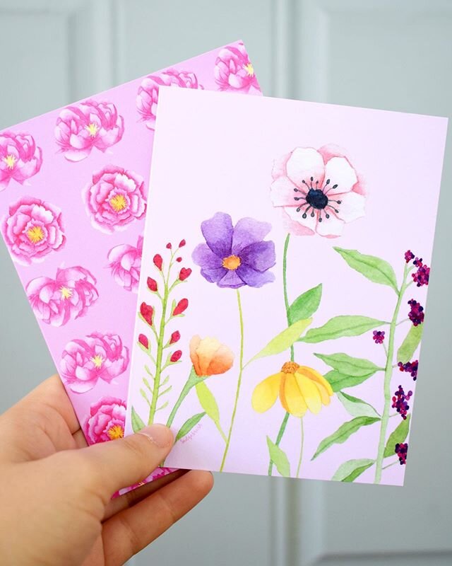 Still in need of a Mother&rsquo;s Day card? 
Instead of buying from a big company, think about how you can support small business owners at this time. 
These beauties are available in the shop and for local friends as well! 
Wildflower Card| $4.50
Pe