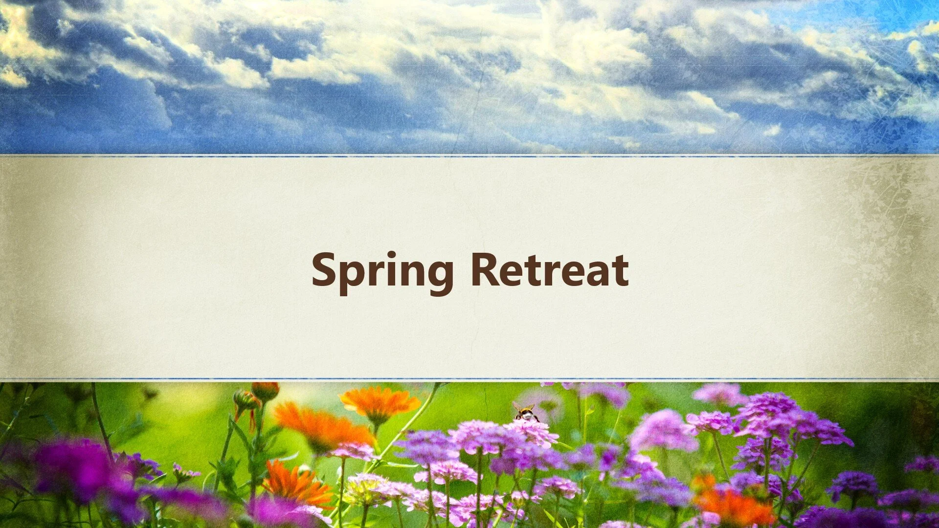 Spring Retreat- Postponed 