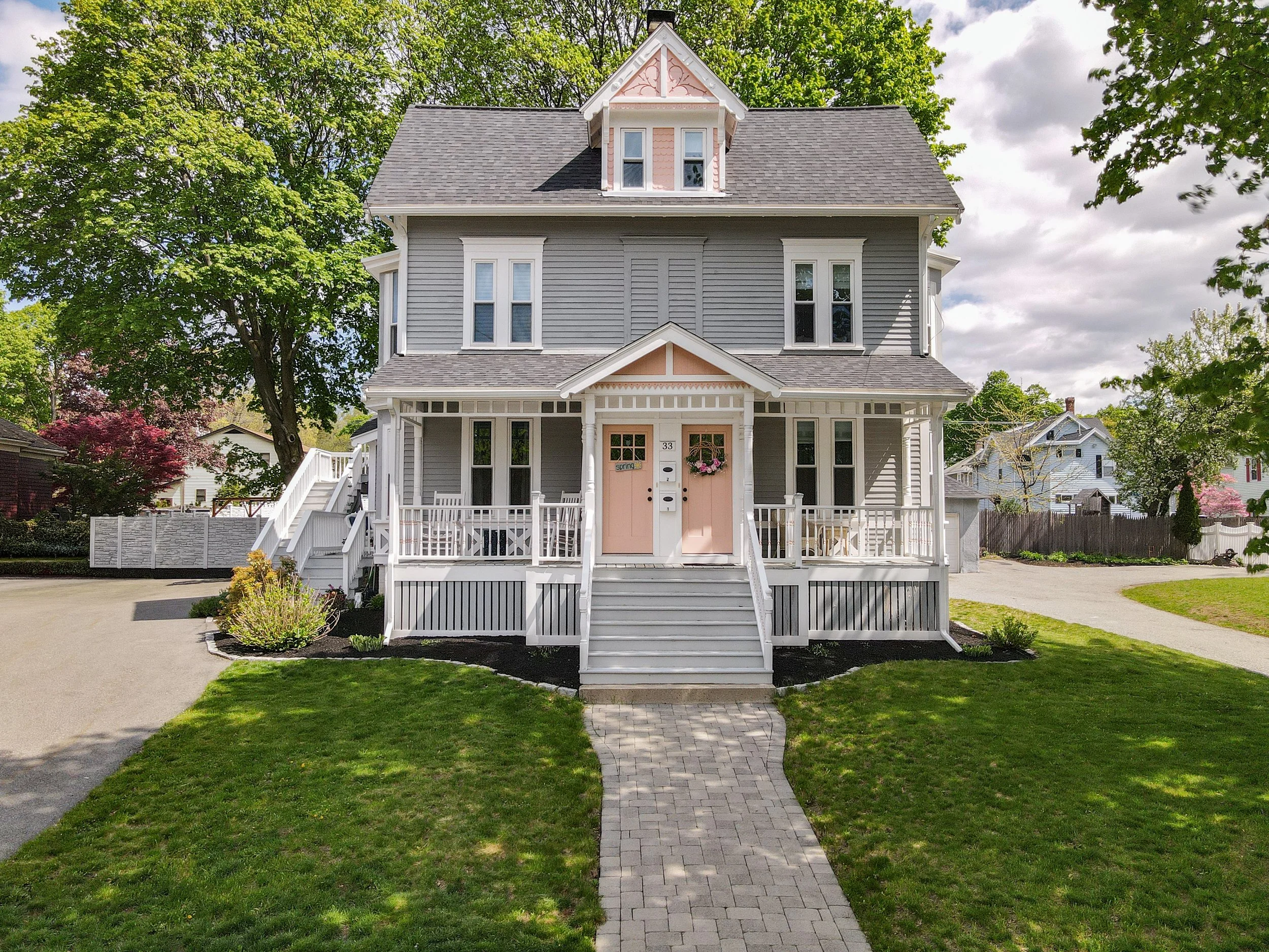Victorian multifamily home near Cambridge, Massachusetts, real estate photography by Todd Beltz