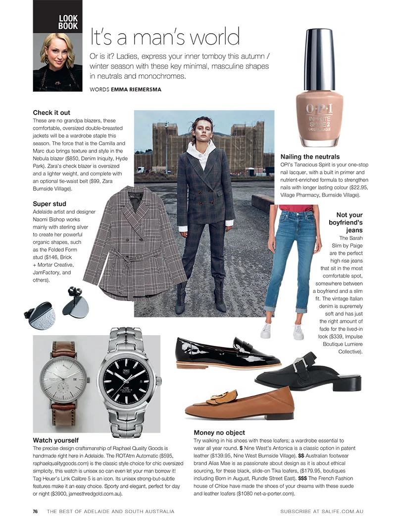 Look Book - It's a Man's World