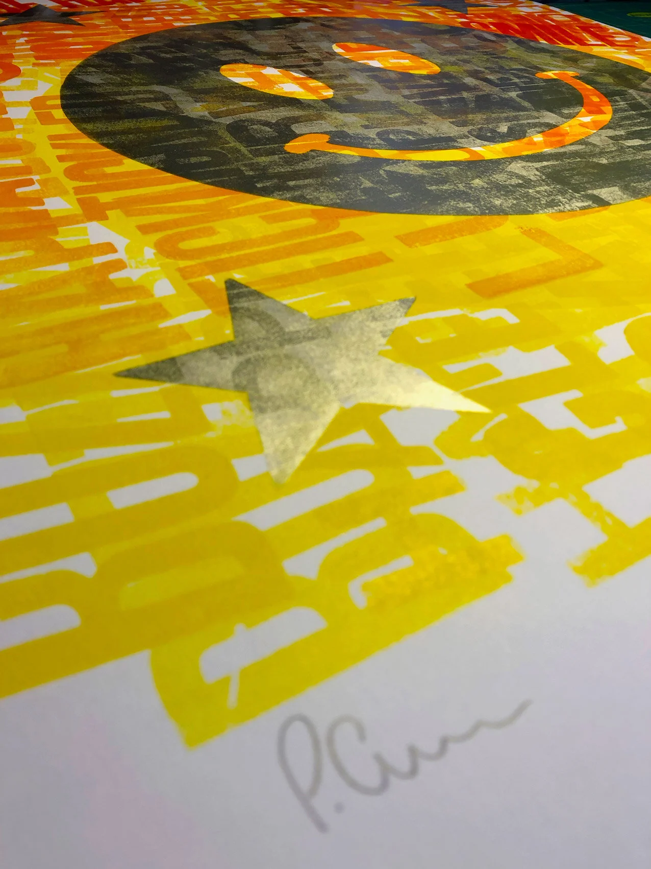 smiley poster detail