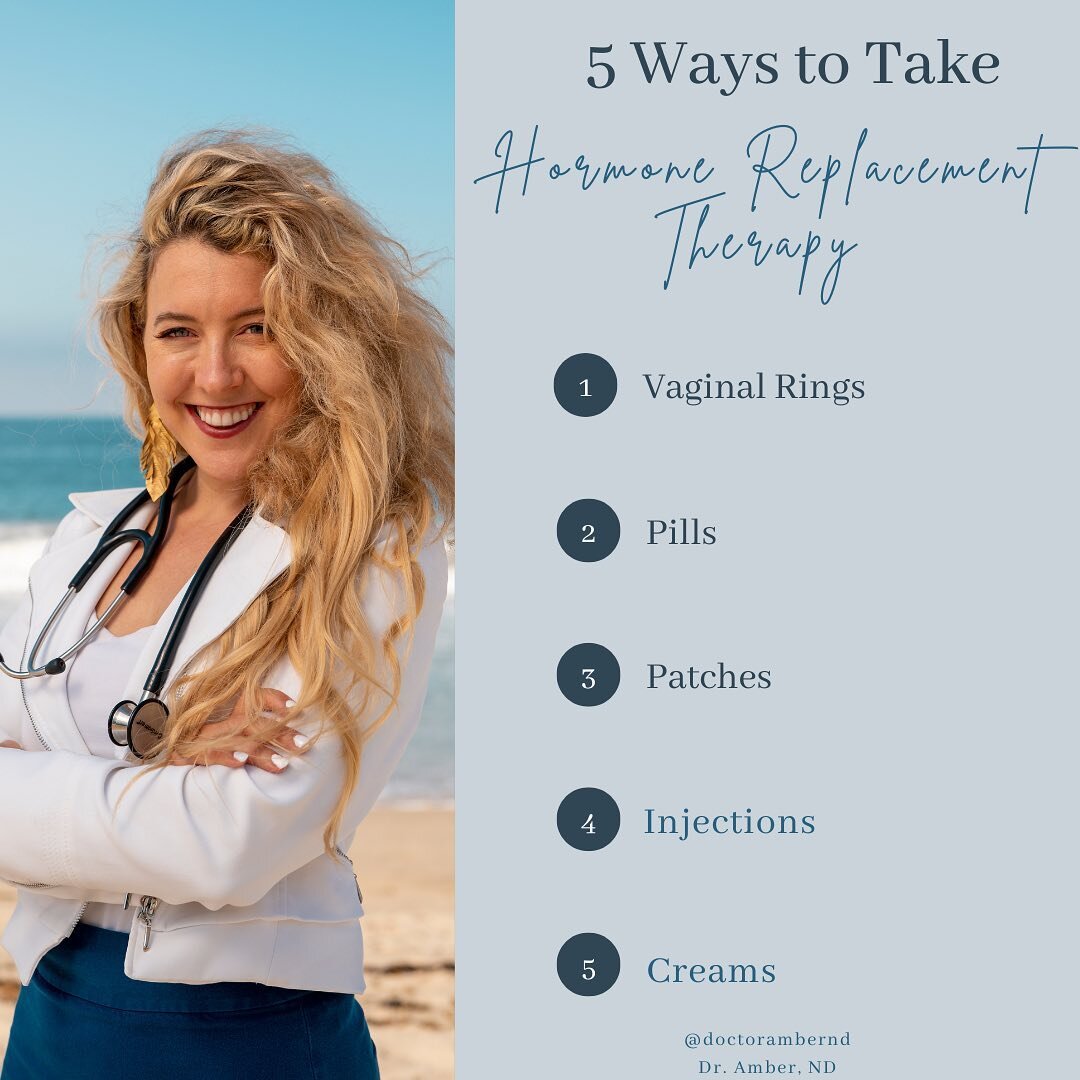 Hormone replacement therapy (HRT) is a medical treatment that aims to replace the loss of sex hormones during menopause with a small amount of hormones. 🔎

Some of the ways HRT is administered are:

✅Vaginally
✅Pills
✅Patches
✅Injections
✅Creams

It