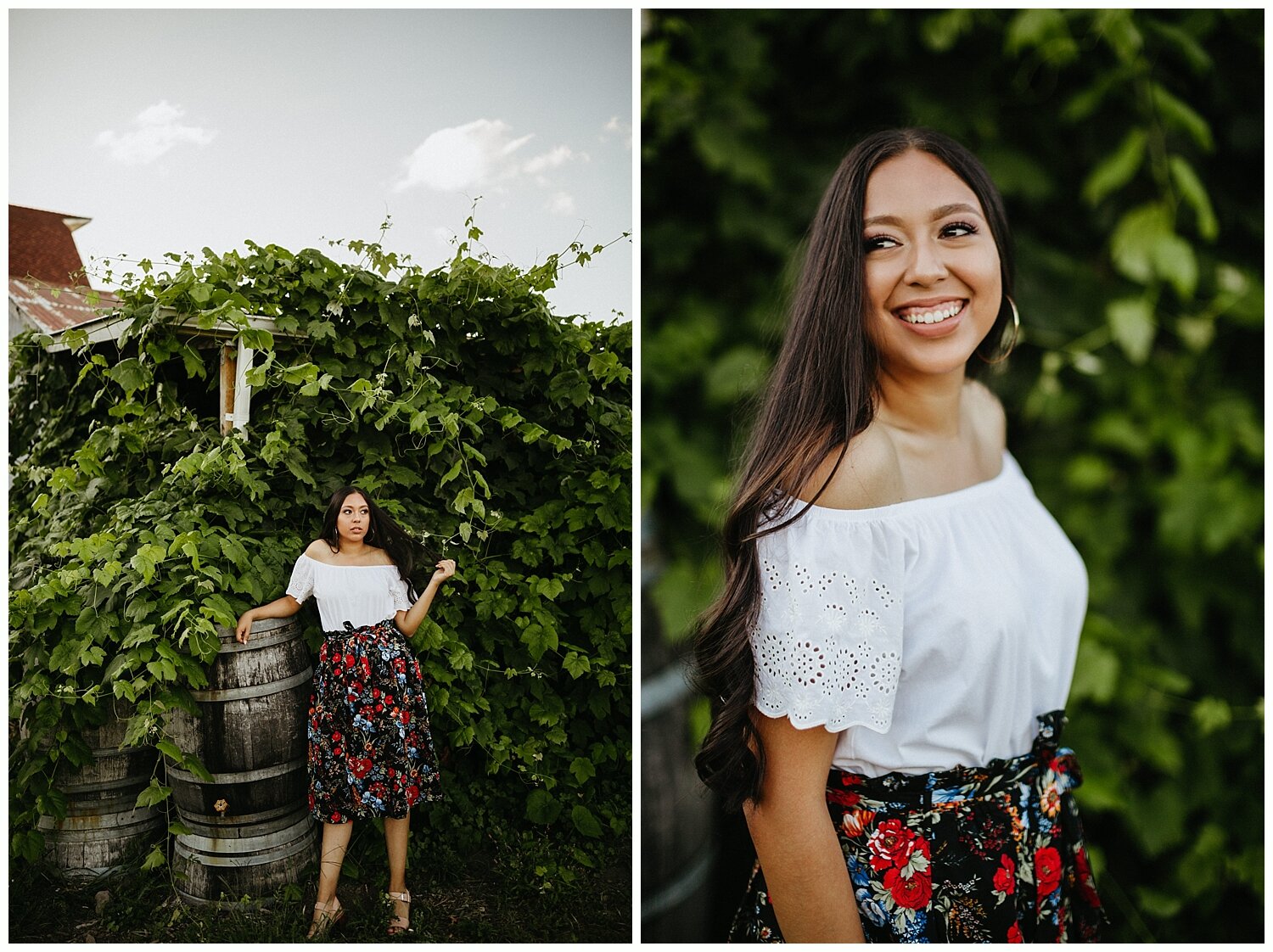  Senior pictures at Luscher Farm in Lake Oswego, Oregon. 