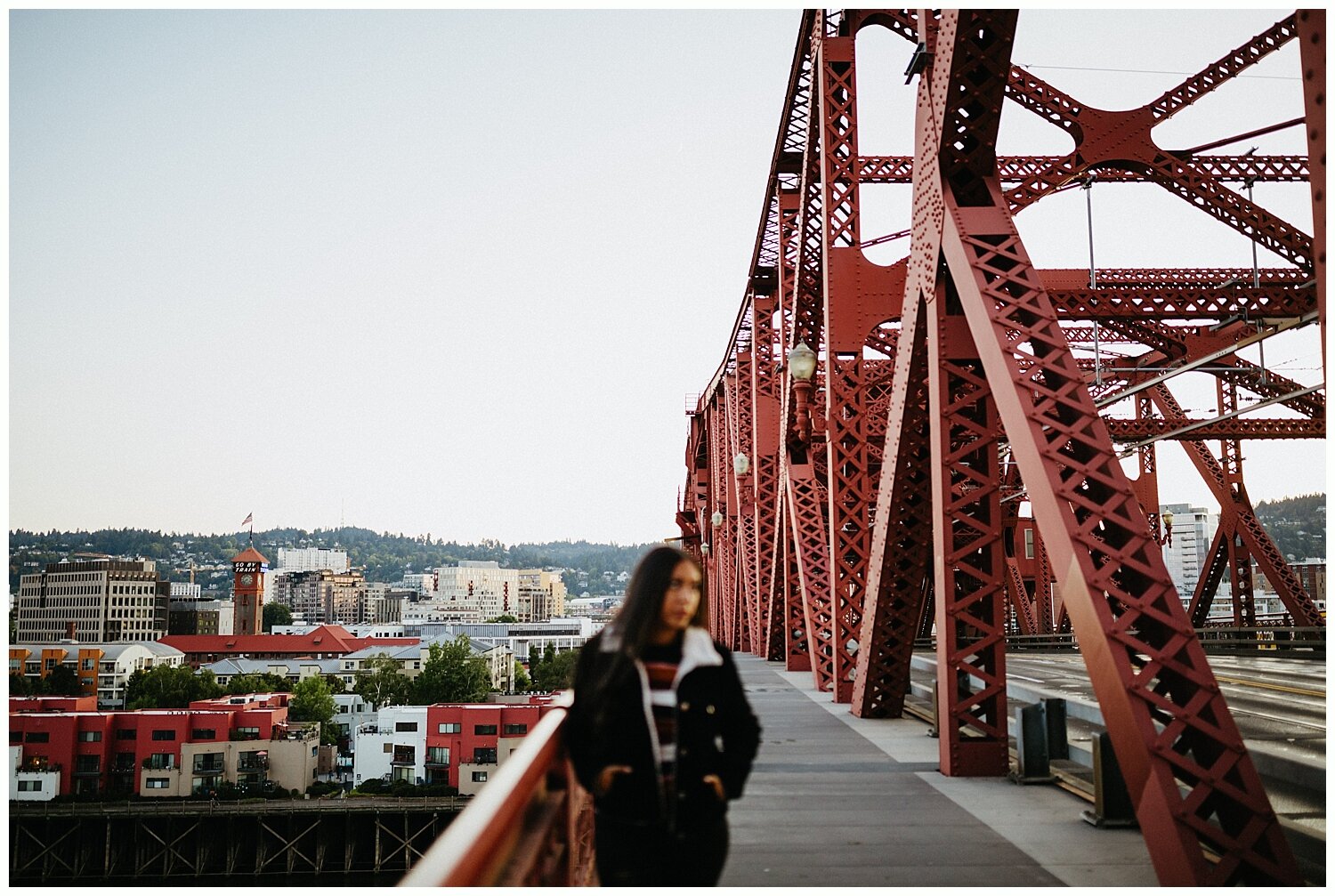  Senior portraits in downtown Portland, Oregon. 