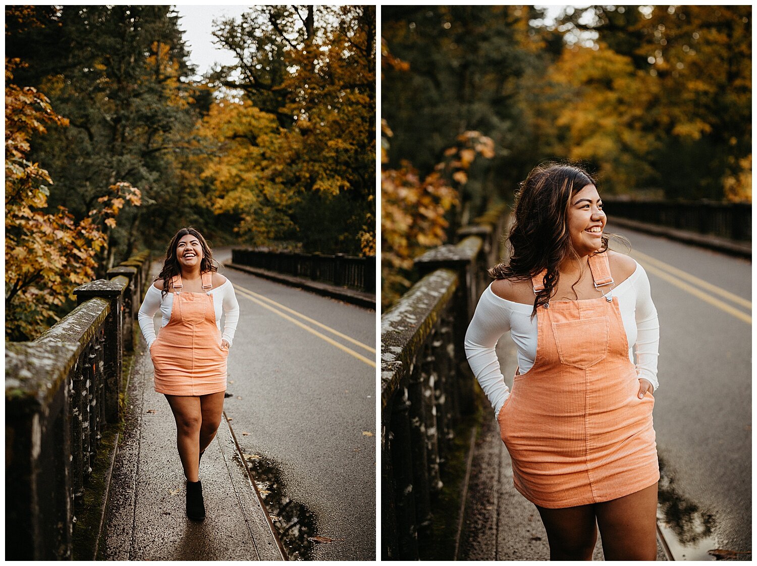  Fall portraits at Latourell Falls. 