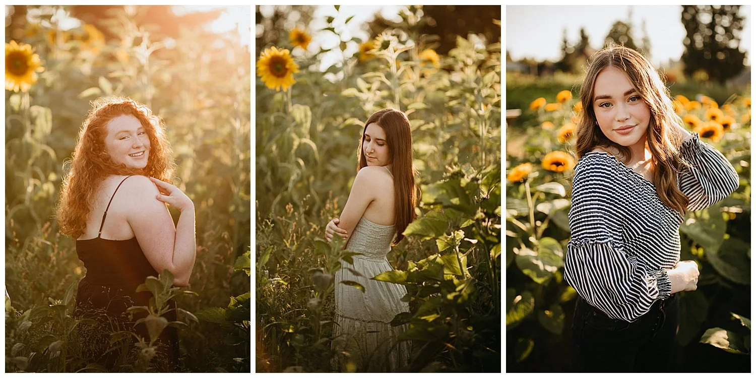 Senior Models | Sunflower Field 