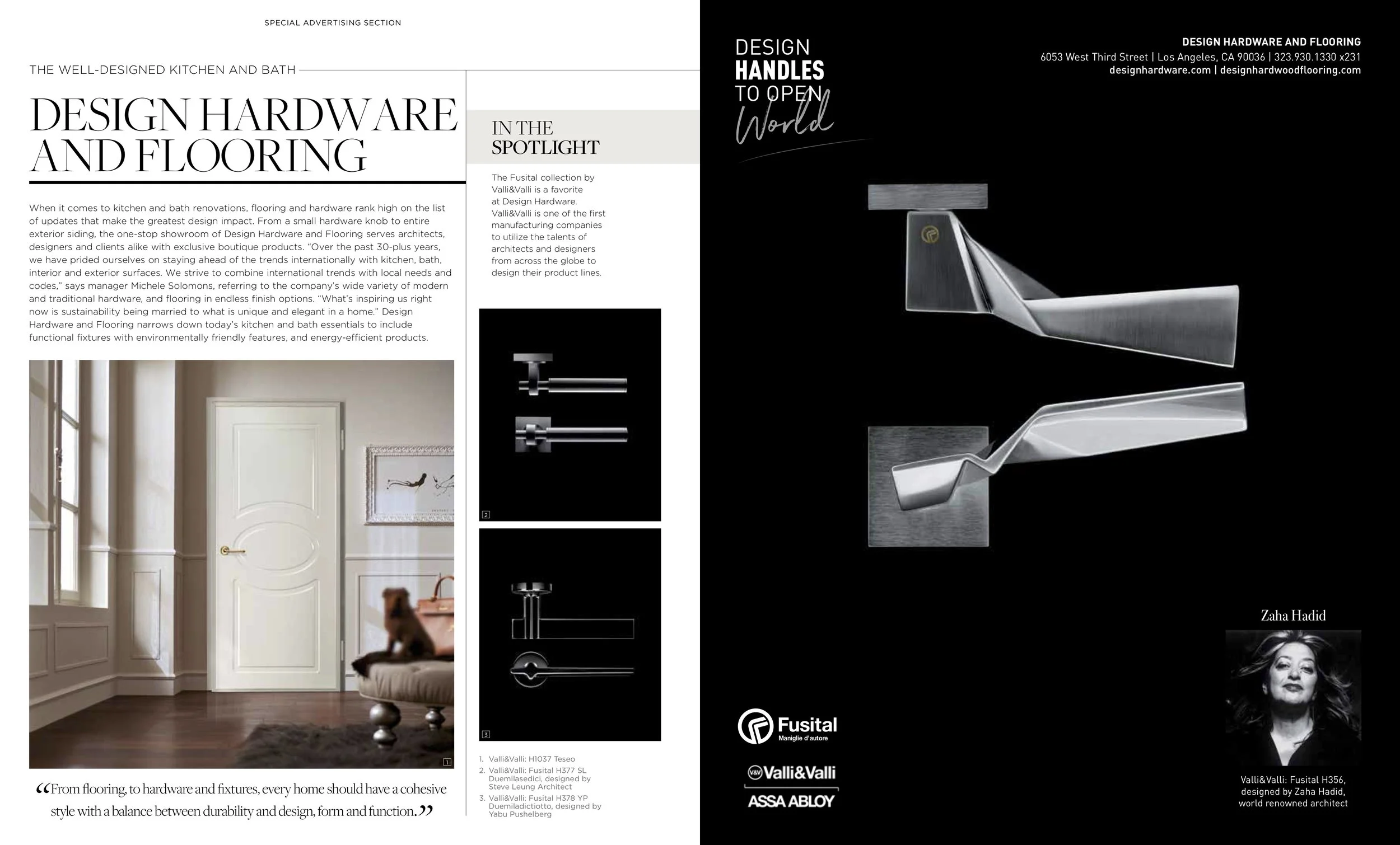 STORIES — DESIGN HARDWARE stories-design-hardware