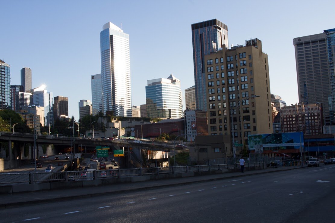 Seattle downtown view 8-2-2018 Alexander K Harris photography raw image