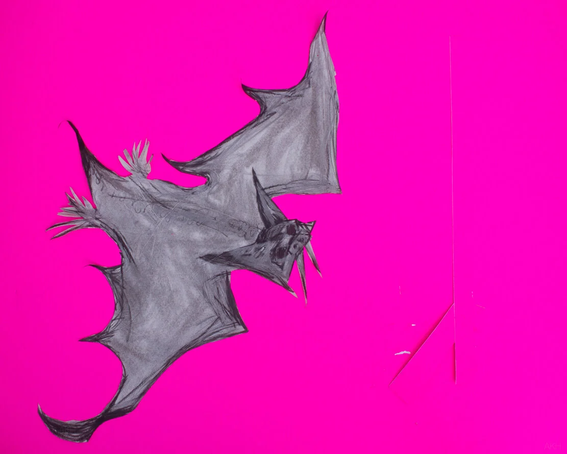 mixed medium neon bat