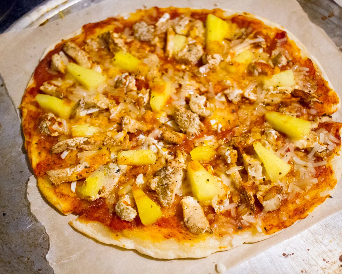 Lion'a Mane Mushroom pizza