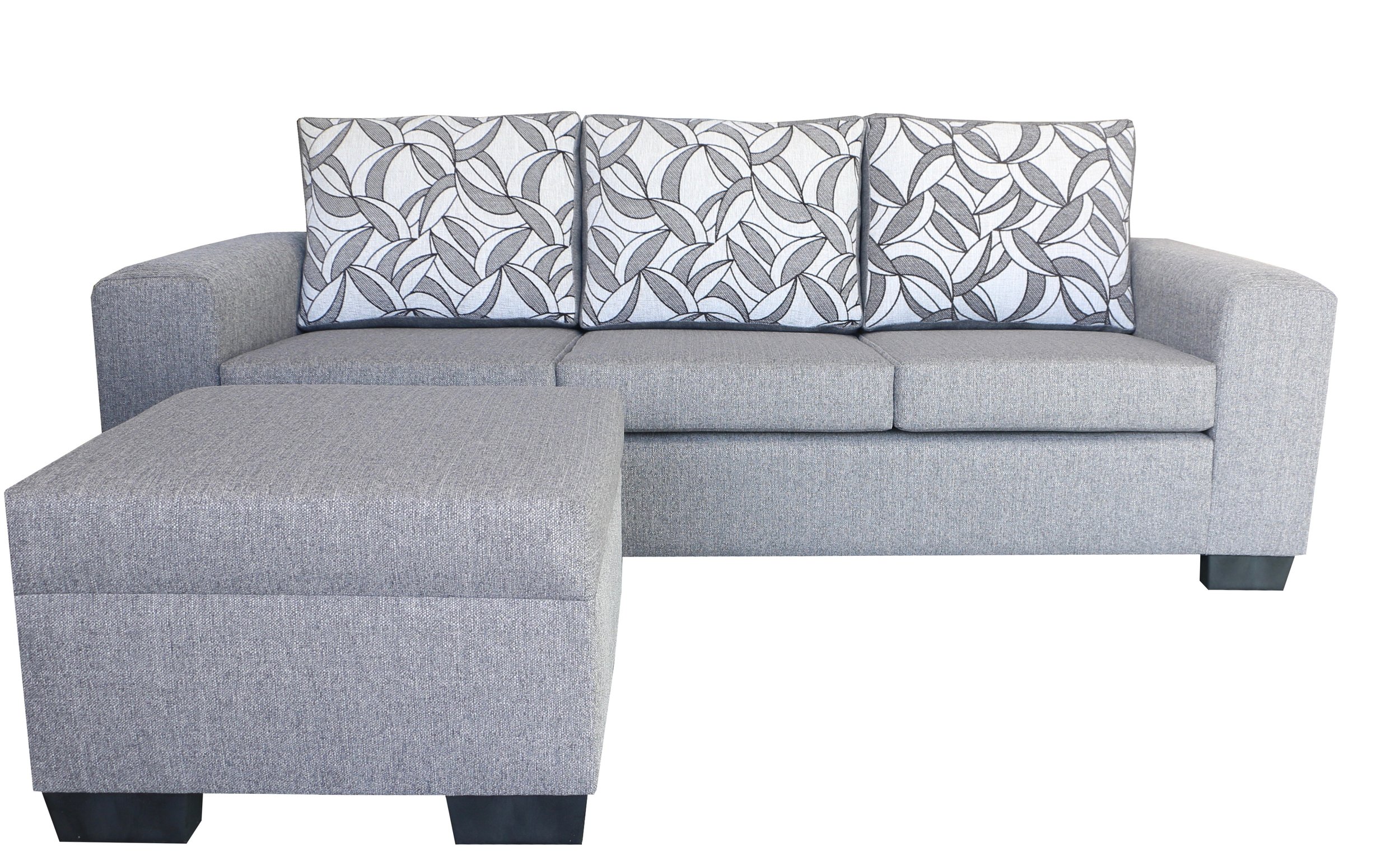 Monarch 3 Seater with Ottoman