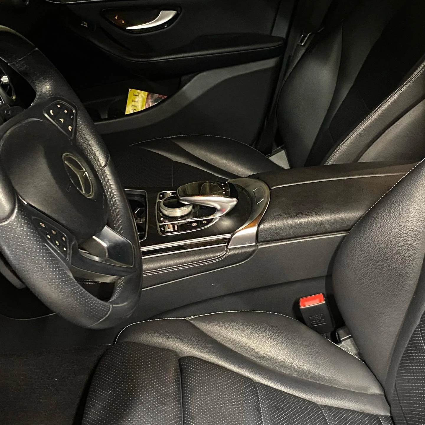 Repair job on a 2018 glc 300. Driver seat bottom insert restored! 
&bull;&bull;&bull;
#etchstudios #standuppinole #pinole #repairwork #diy #upholstery #restore #mercedes #amg