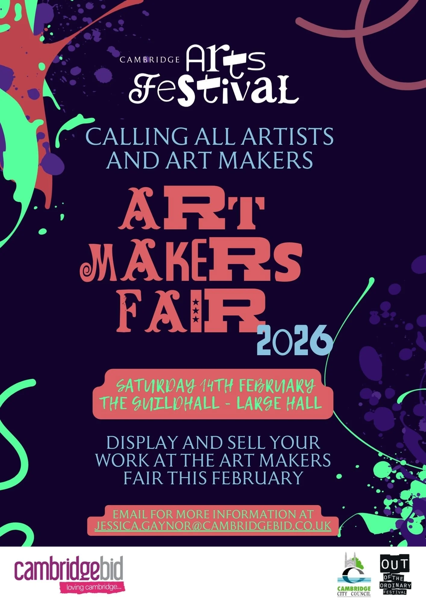 Applications Now Open: The Art Makers Fair – Part of Cambridge Arts Festival 2026