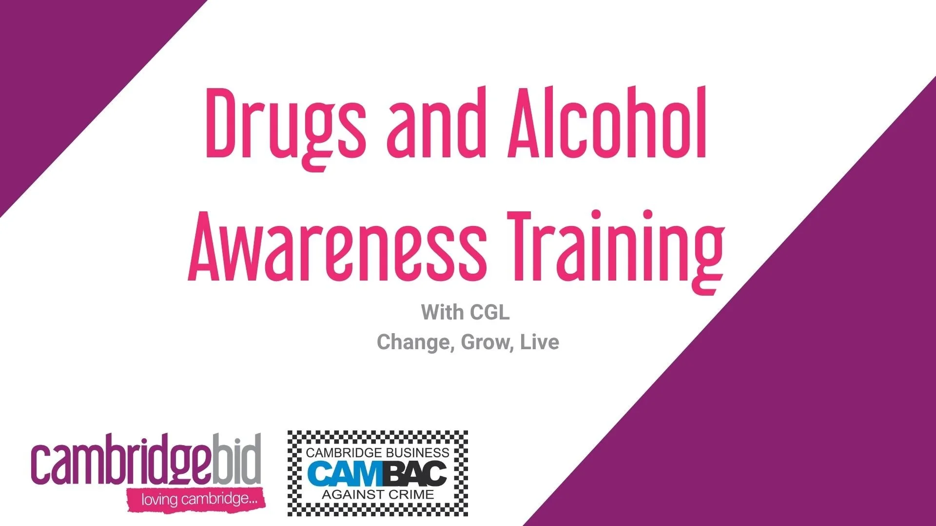 Drugs and Alcohol Awareness Training