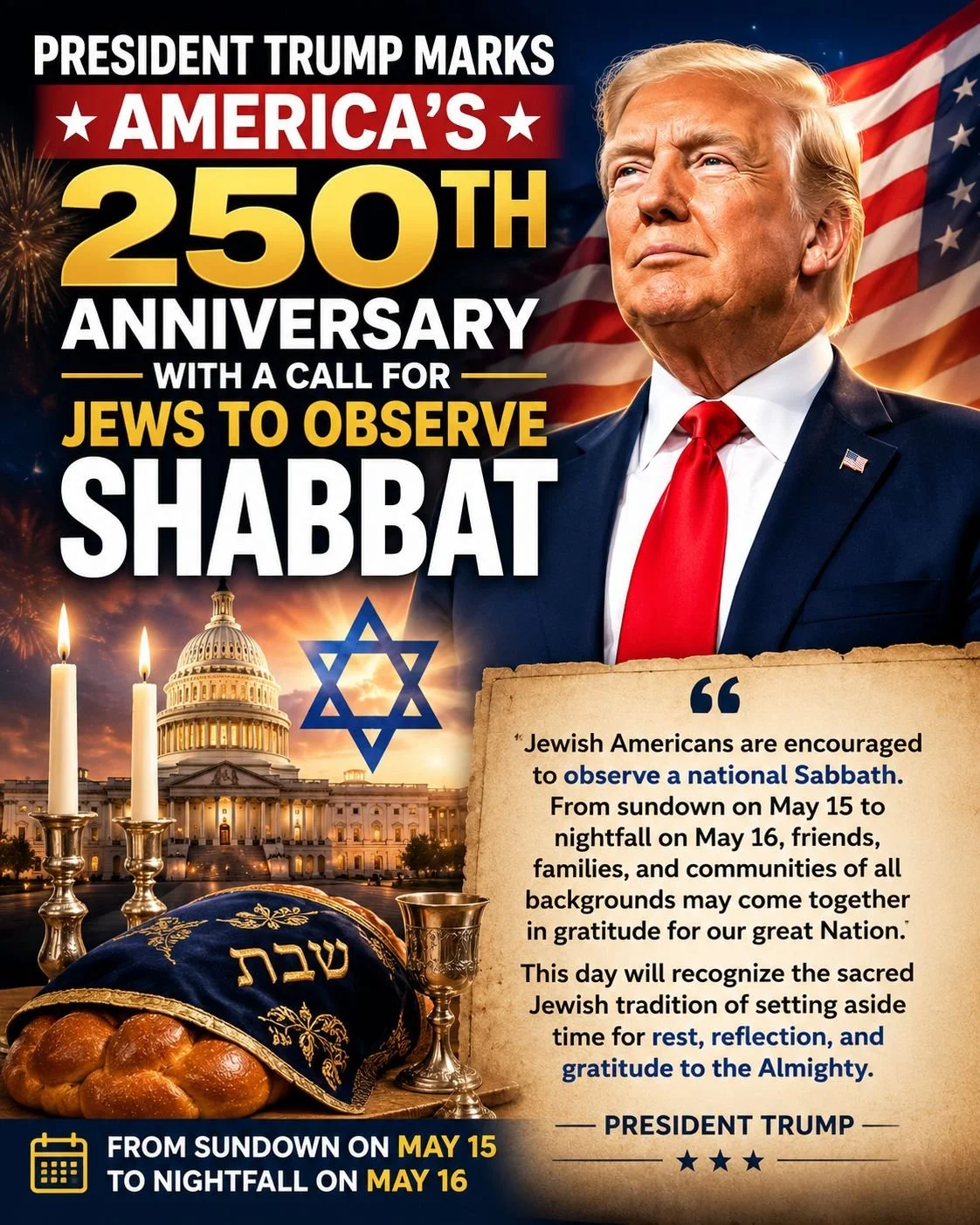 “VOUS RESPECTEREZ LE SHABBAT CAR IL EST SAINT POUR VOUS” (Exode 31:14)