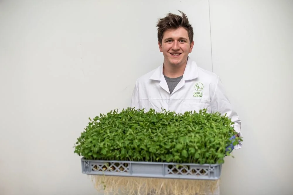 Getting into vertical farming: Grower spotlight on Andrew Worrall, LettUs Grow Farm Manager (1/3)