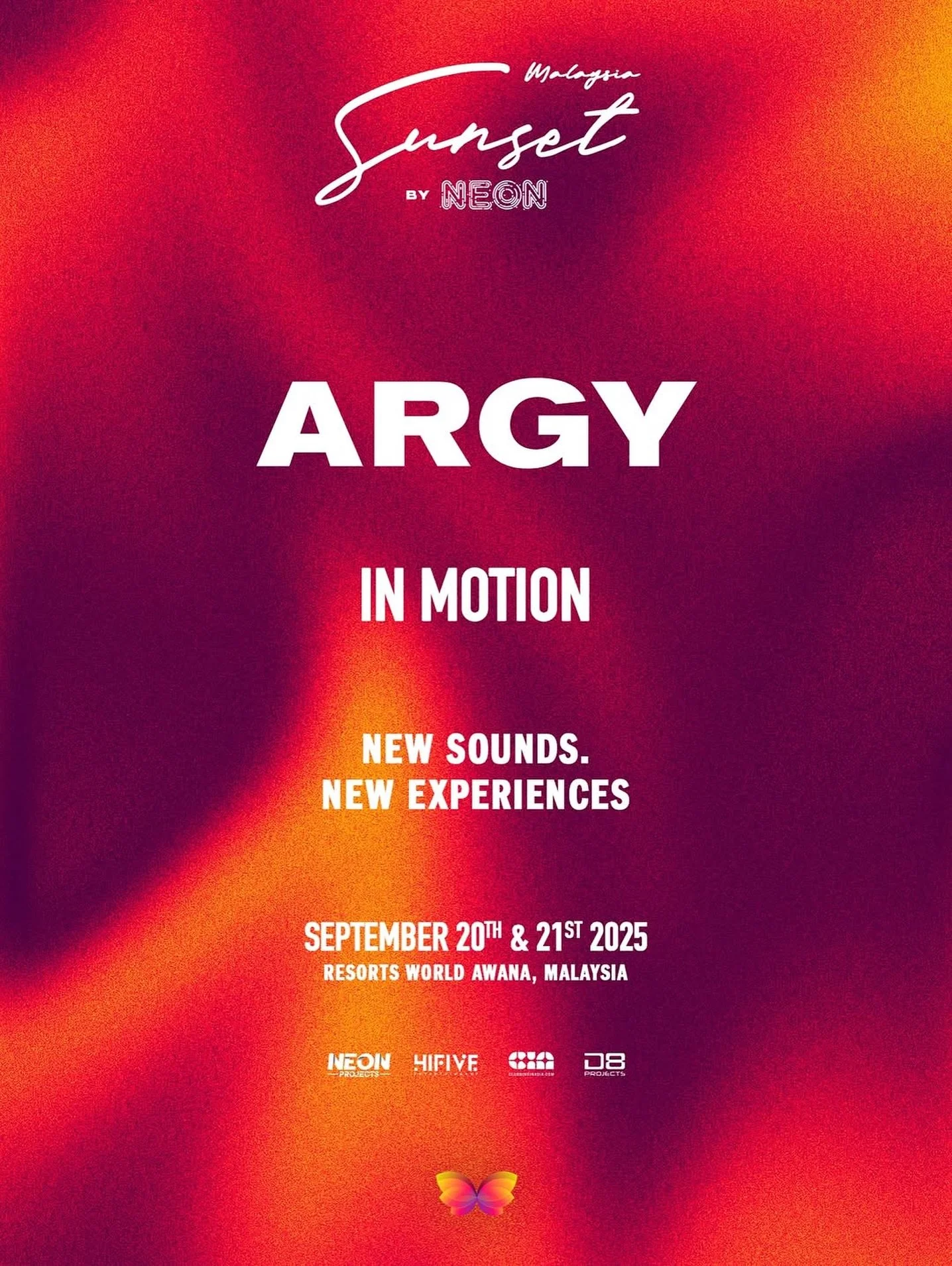 @argy &lsquo;s most powerful moments, all in one place.

From massive nights around the world to the peaks of Genting this September - here&rsquo;s a glimpse of the energy he&rsquo;s bringing back to Sunset by NEON.

Which track are you holding out f