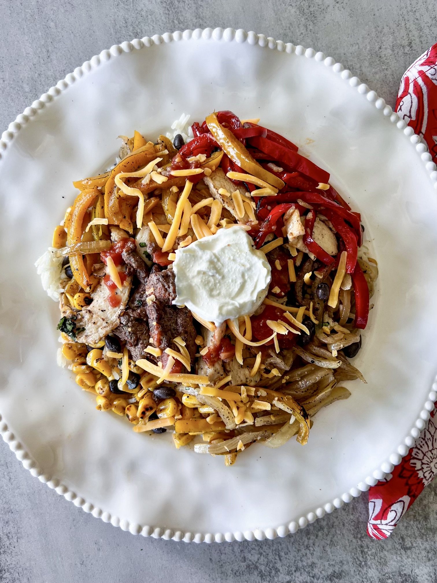 (t) The Fajita Bowl