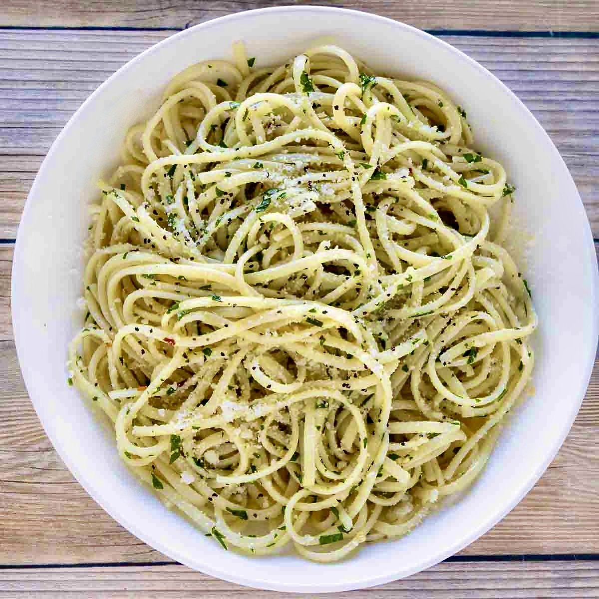 Garlic Herb Spaghetti