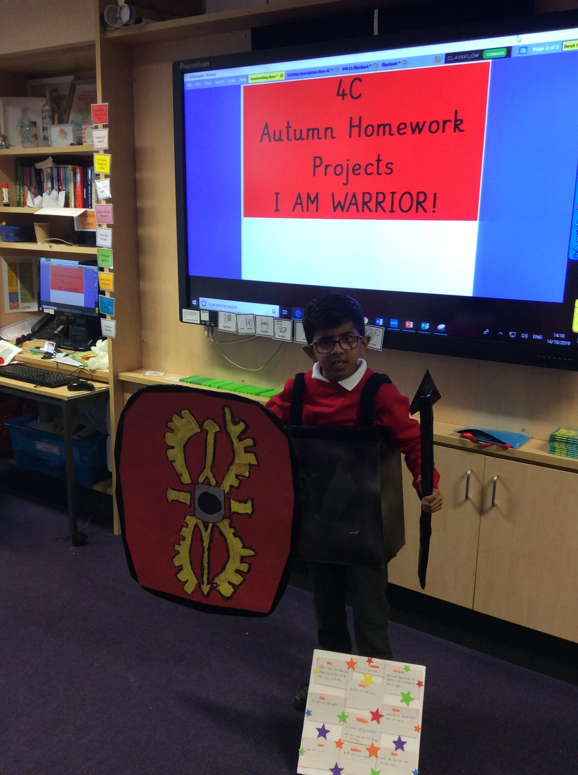 4C Homework Projects - I AM WARRIOR!