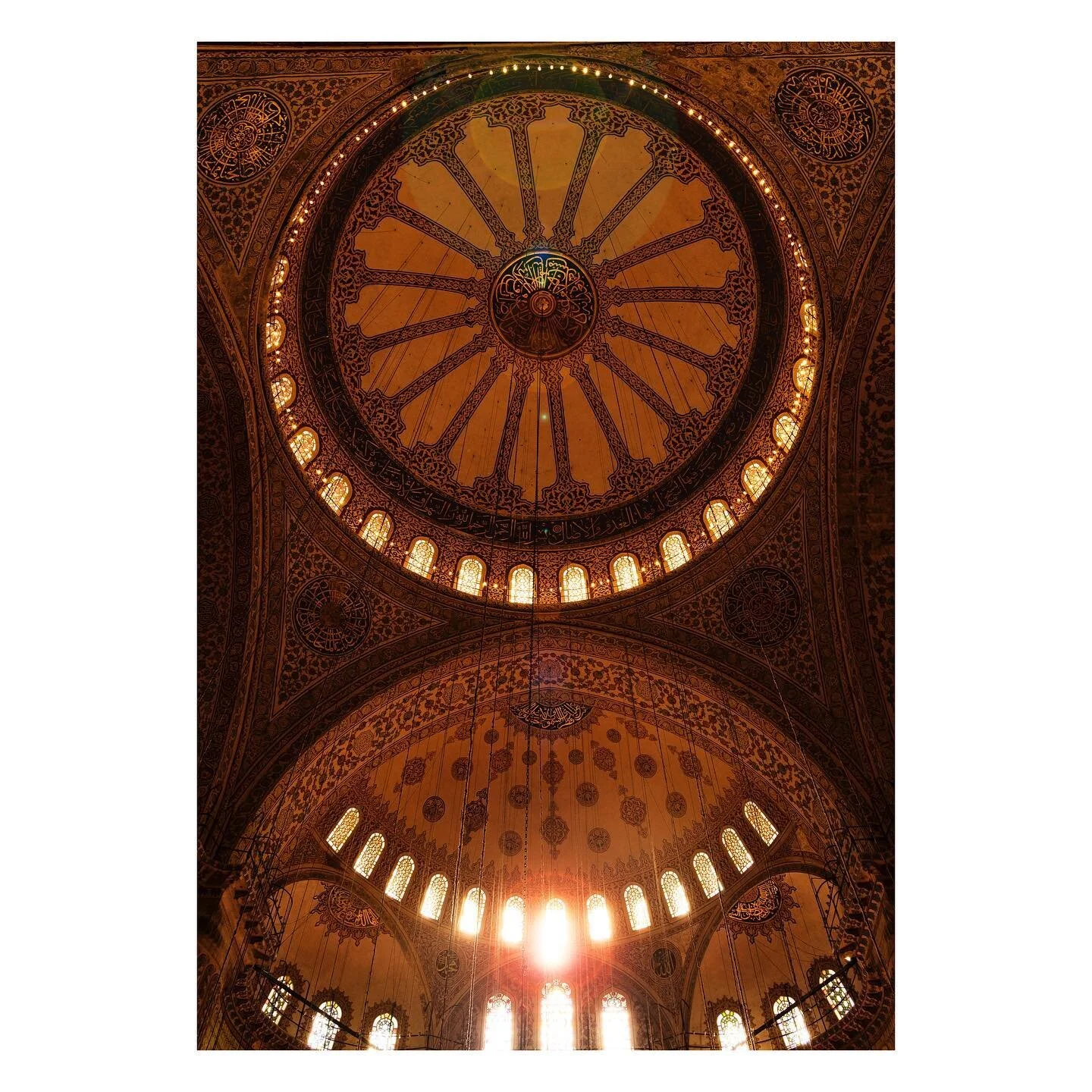 Still filled with awe when I think of how magnificent the Hagia Sophia is. Exquisitely ornate 6th century ceiling that has protected the buildings function as a cathedral, mosque to museum and back to mosque. 
.
A whirlwind 3 day trip in Istanbul as 