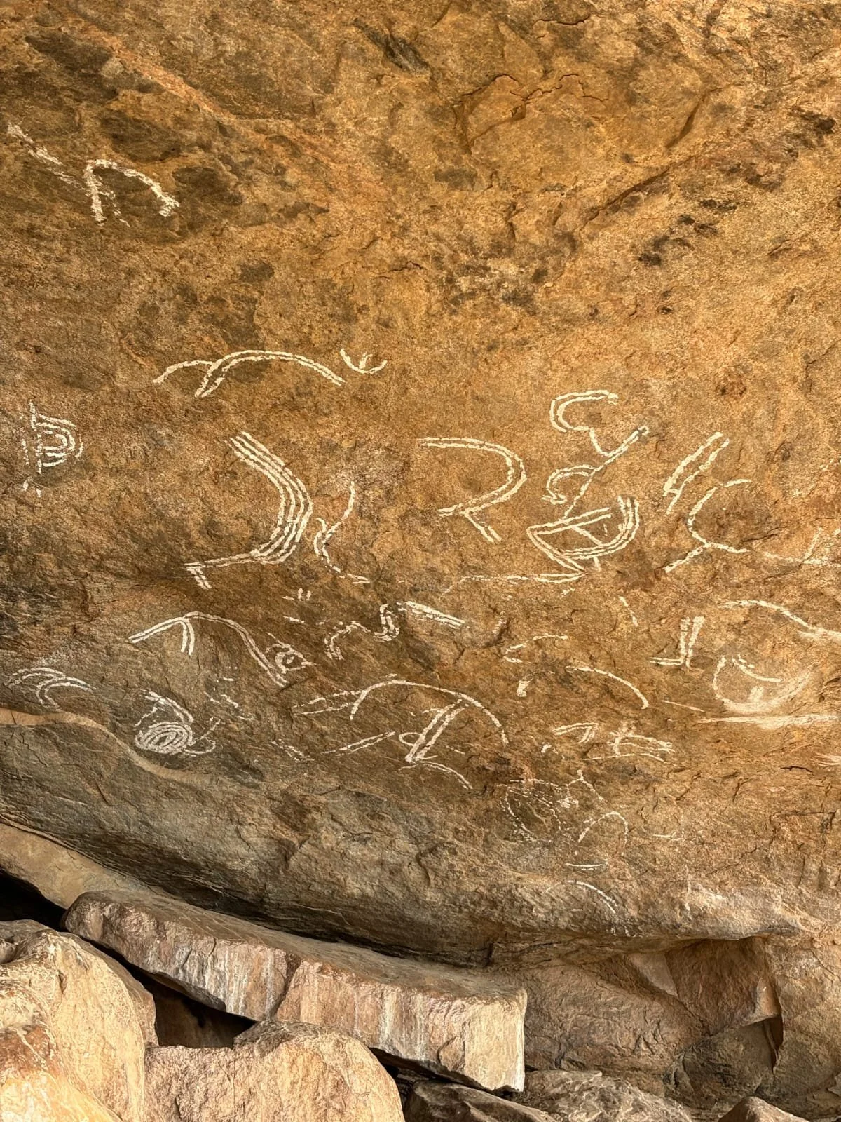 Amazing rock art in Lolldaiga Hills, Kenya