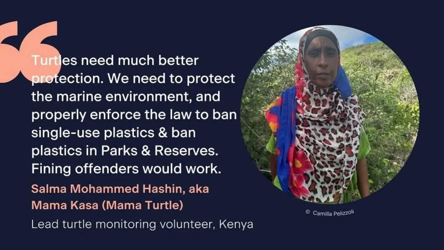 In celebration of World Female Rangers Week, we honour the incredible local women protecting Lamu turtle population 🐢.

Working with Bahari Moja Turtle Conservation Project, in collaboration with Local Ocean and funded through Lamu Environment Found