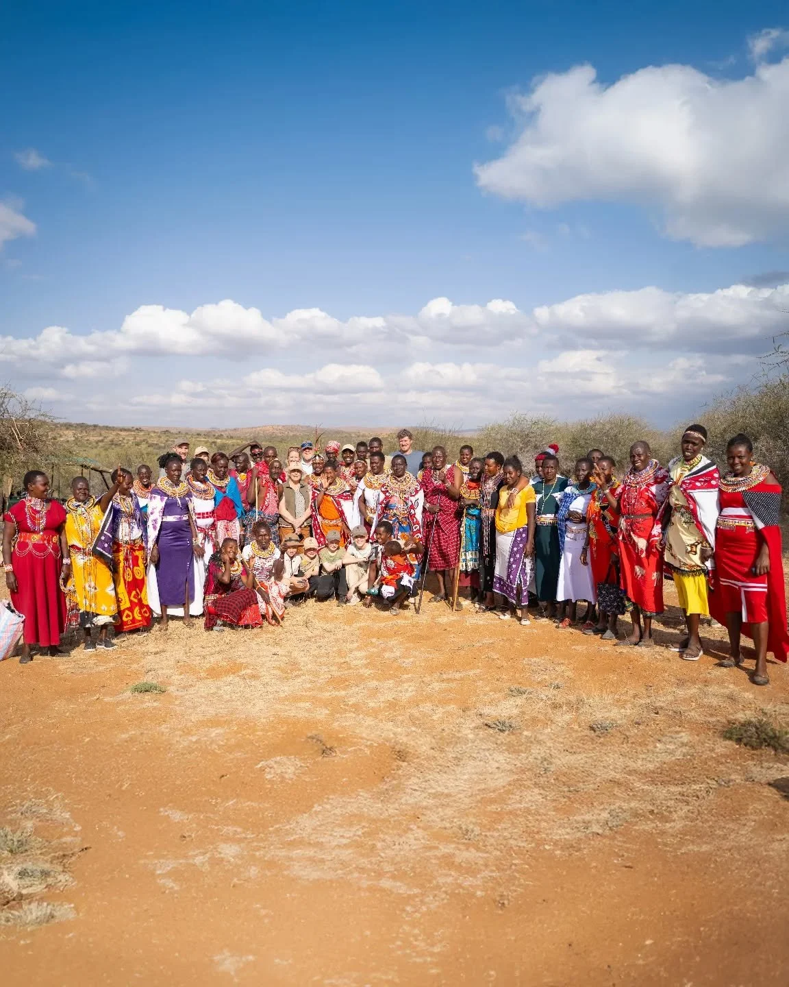 This week's adventure took us beyond wildlife and into the heart of the local Makurian community, who live on the northern side of Lolldaiga. We were welcomed with warm smiles, colourful fabrics, and stories that have been passed down for generations