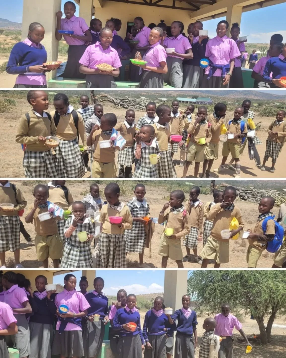 When the school lunch pots are full, attendance at Makurian Primary School triples - and children come ready to learn and to eat 🍲🍴👧🏿. 

For many of these children, it&rsquo;s the only meal of the day. The difference is immediate: more focus, mor