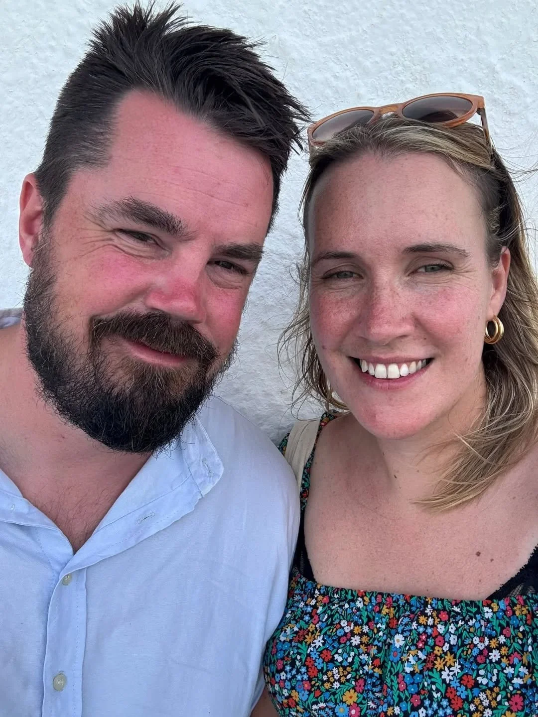 Does anyone else do the 'before and after' for holidays? The first picture, taken at the airport, you look a bit grey, bags under the eyes, head full of questions like 'did I pack my toothpaste?'. 

But the after shot, as beautifully modeled here, is