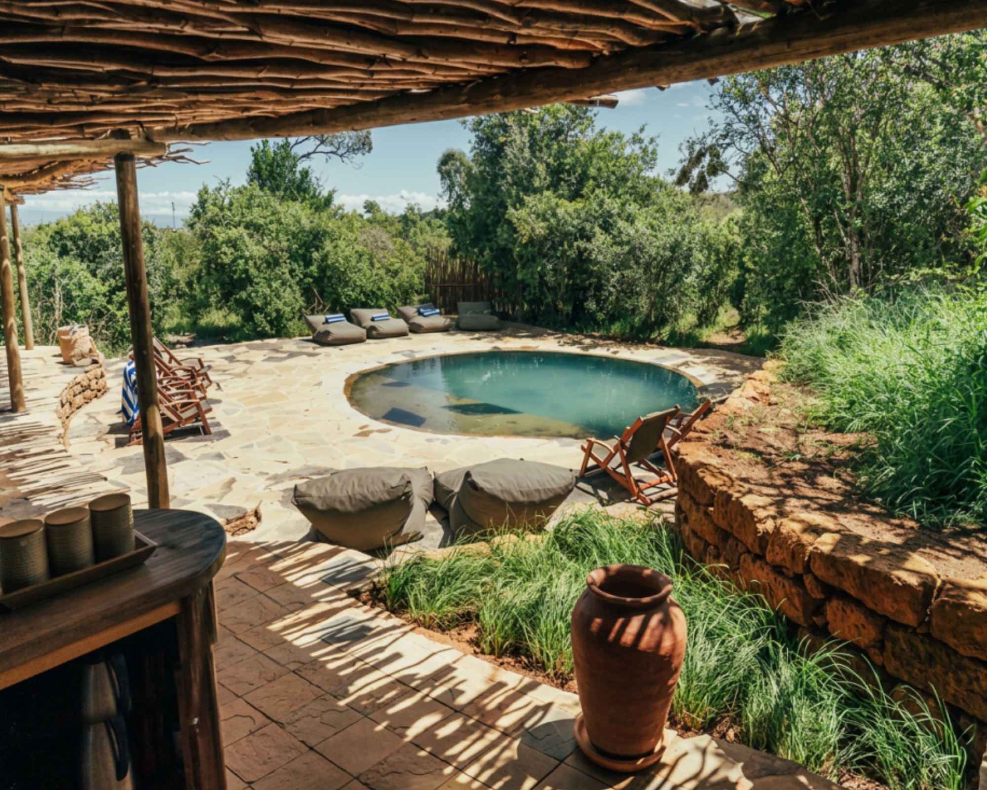 Moon's Camp pool area