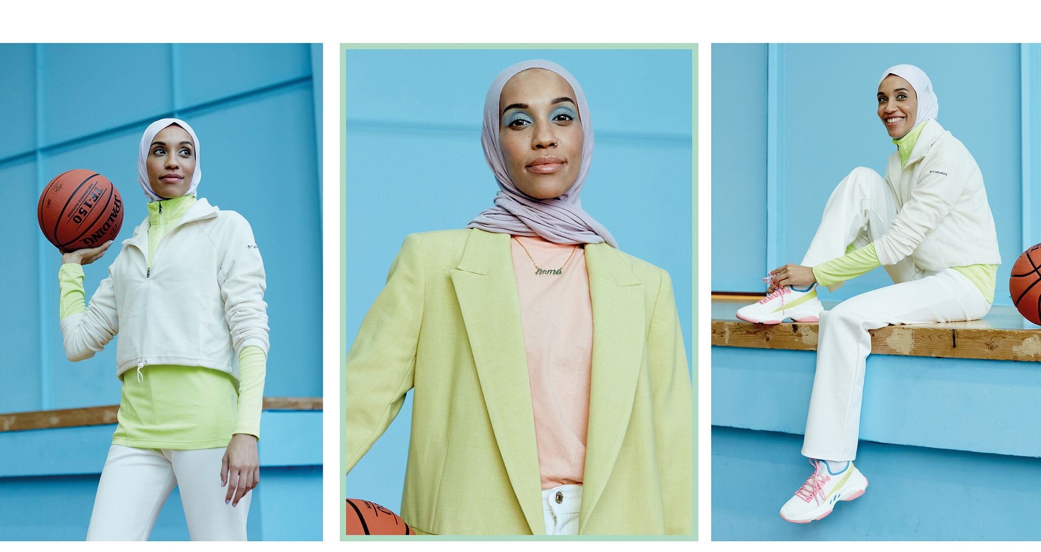 Away from the court, Asma’s powerfully written poems are making an impact, too. Belongings, her debut poetry collection, casts a spotlight on inclusivity and identity as she writes candidly about her experience as a Sudanese-British woman, as well a